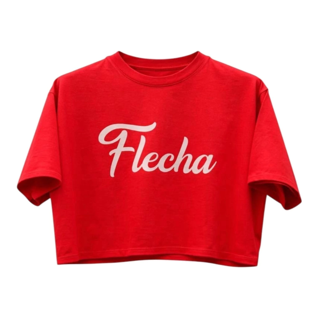 Remera Crop Flecha