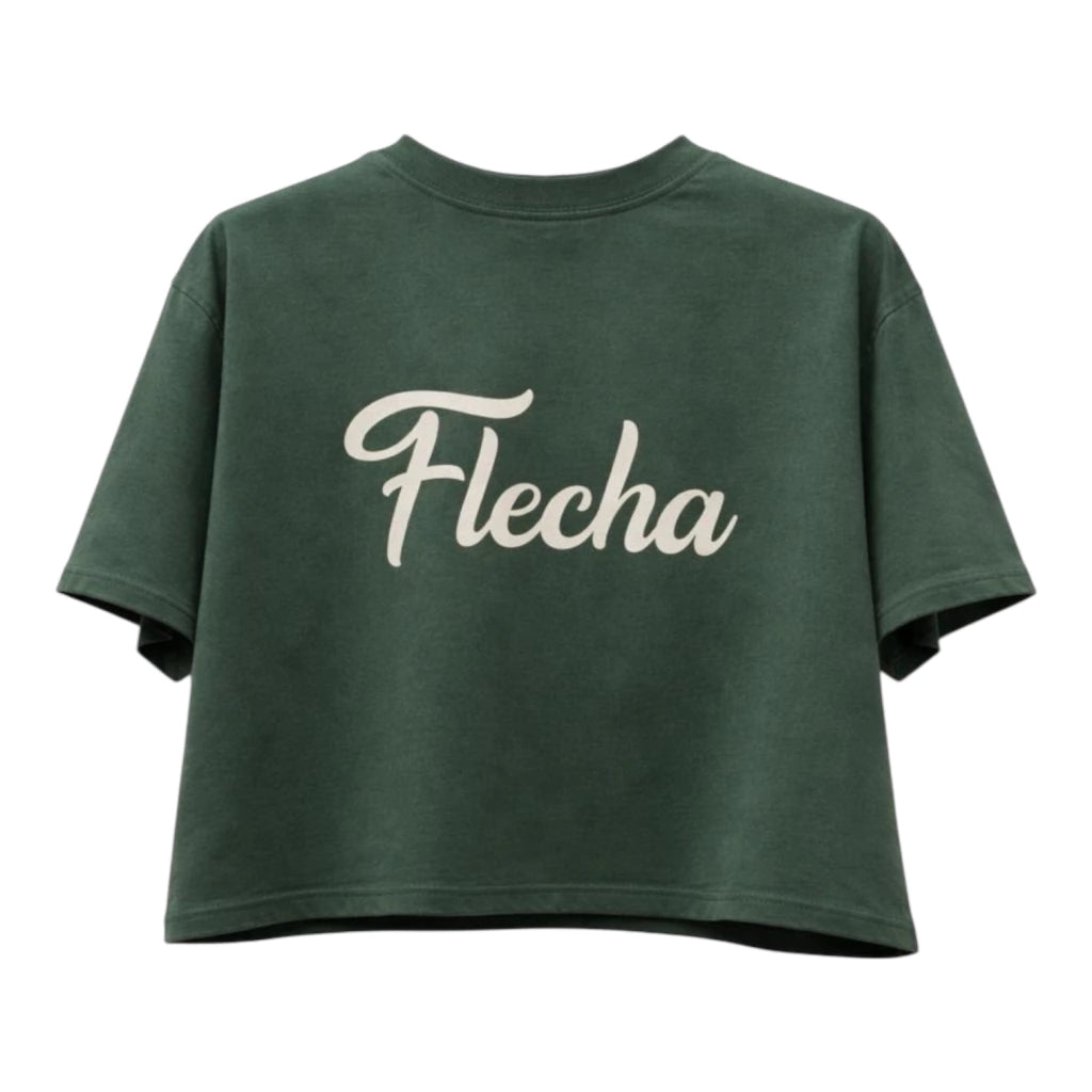 Remera Crop Flecha