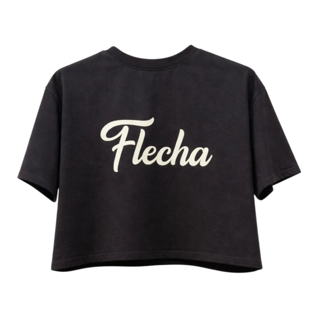 Remera Crop Flecha