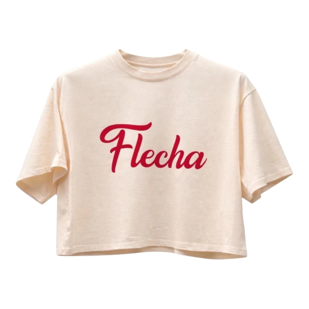 Remera Crop Flecha