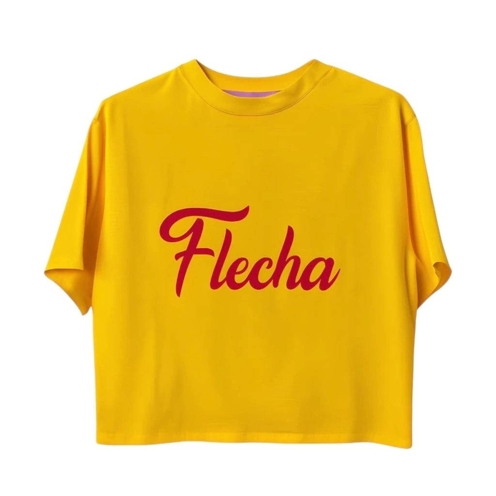 Remera Crop Flecha