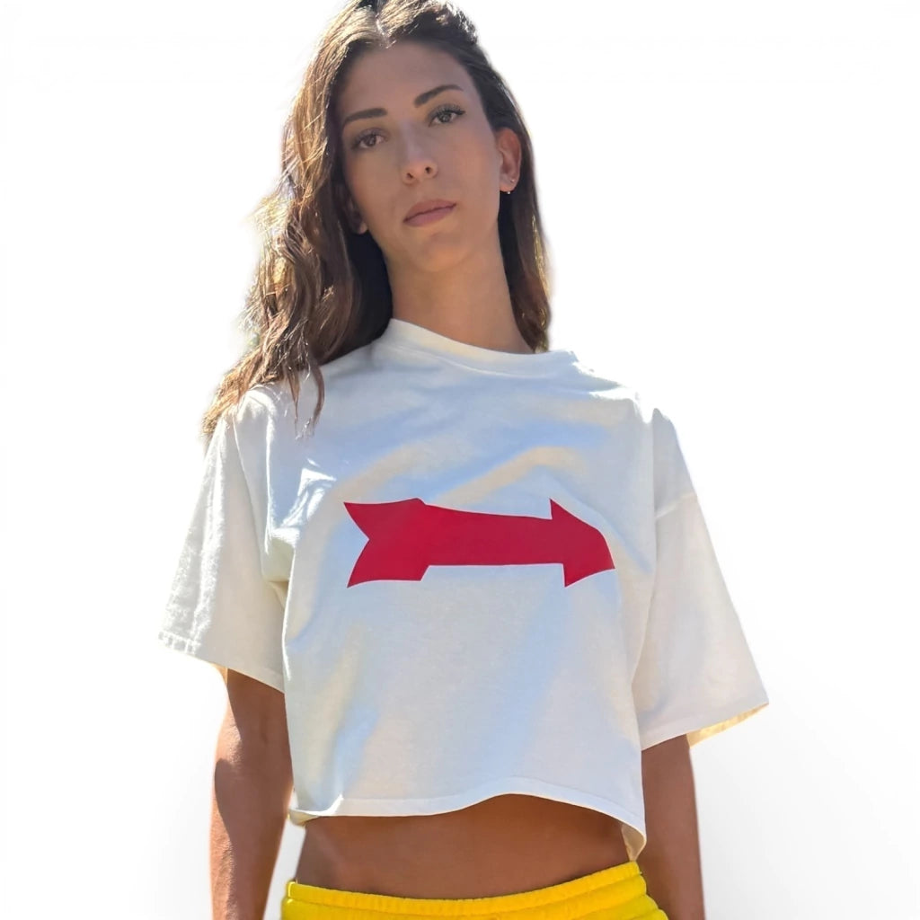 Remera Crop Logo